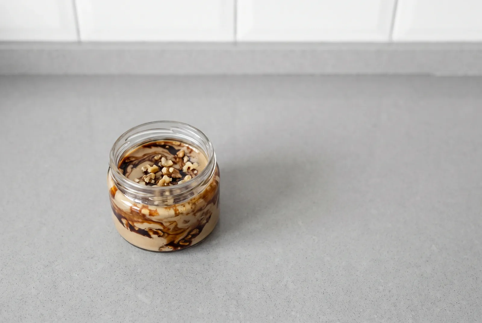 Tahini and Grape Molasses Sauce | Breakfast Sauce with Crushed Walnuts