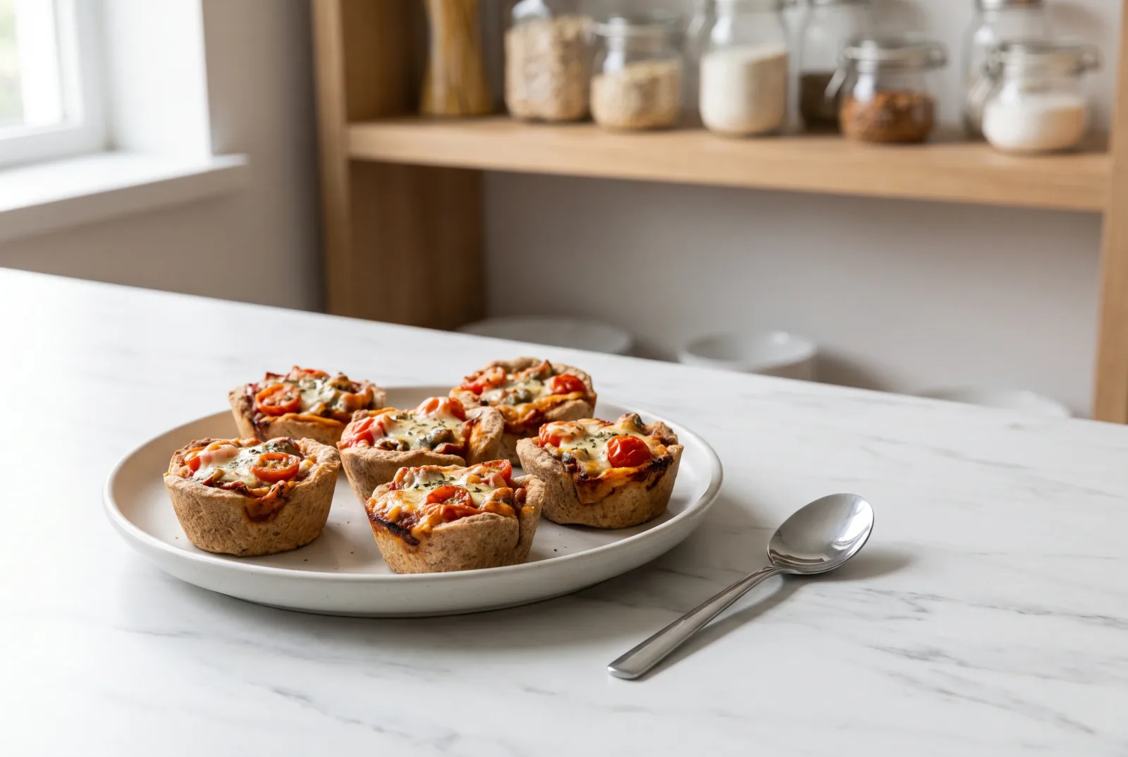 Whole-Grain Pizza Bowls | Turkish Party Snacks for Kids