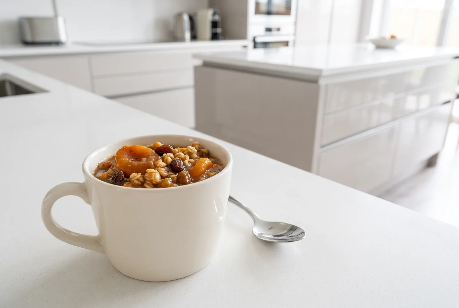 Cinnamon Oat and Dried Fruit Compote | Azerbaijani-Style Breakfast Drink