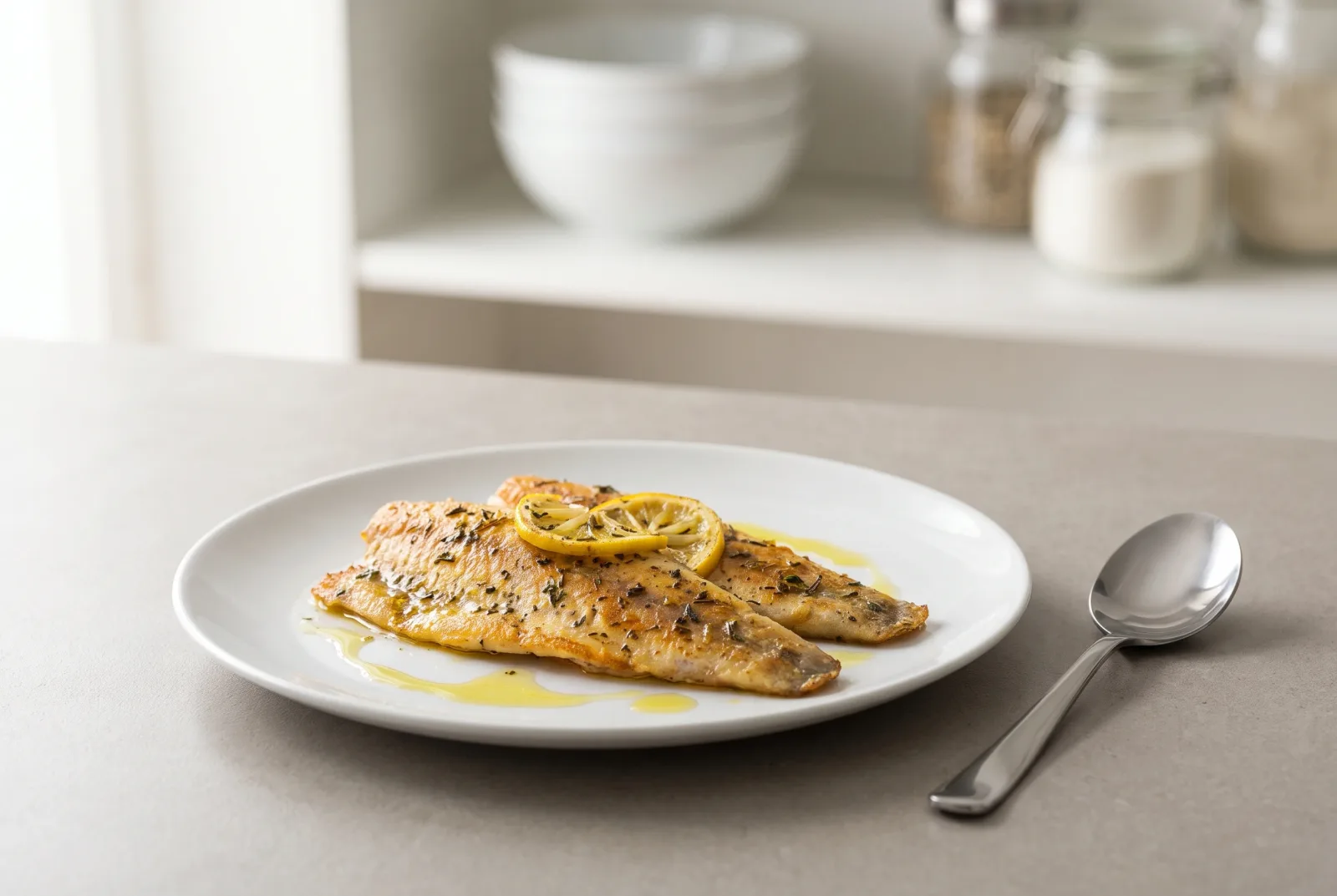 Pan-Seared Trout | Austrian-Style Olive Oil Marinade with Lemon and Thyme