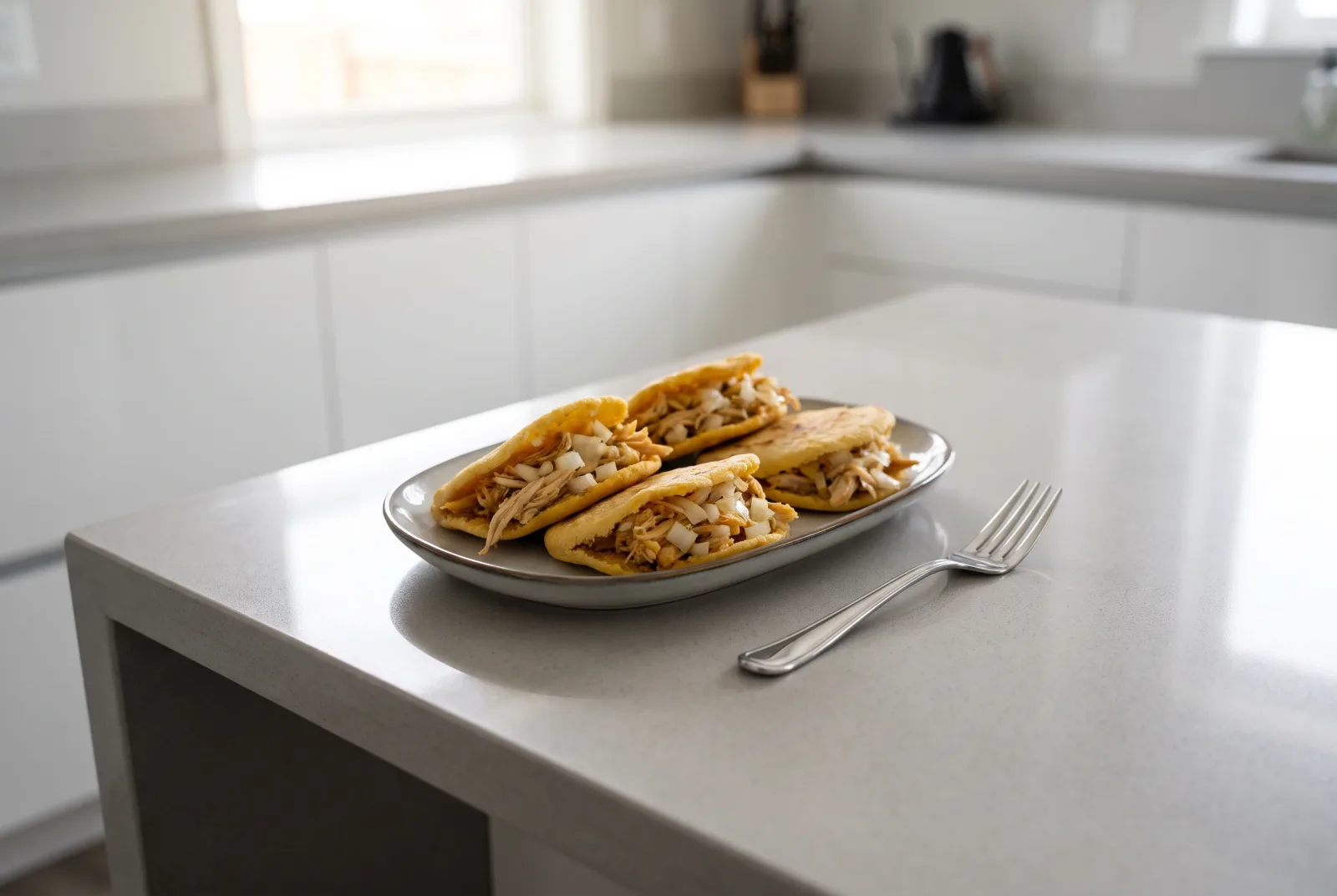 Gorditas — Mexican Thick Corn Tortillas with Chicken Filling