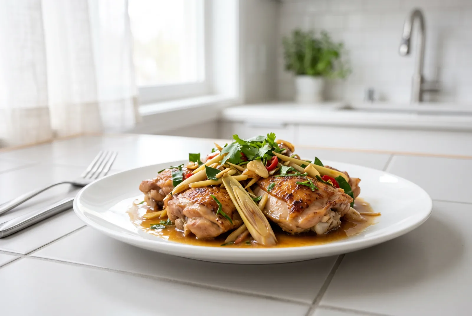Thai-Style Pressure-Cooker Lemongrass Chicken