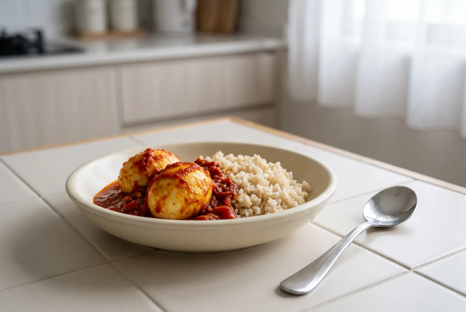 Telur Balado | Fried Eggs in Indonesian Chili Sauce