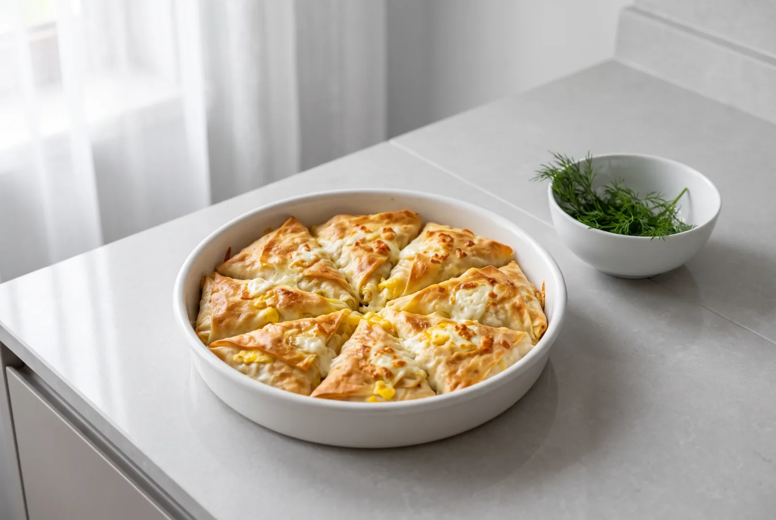 Tiropitakia | Greek-Style Triangle Cheese Pastries