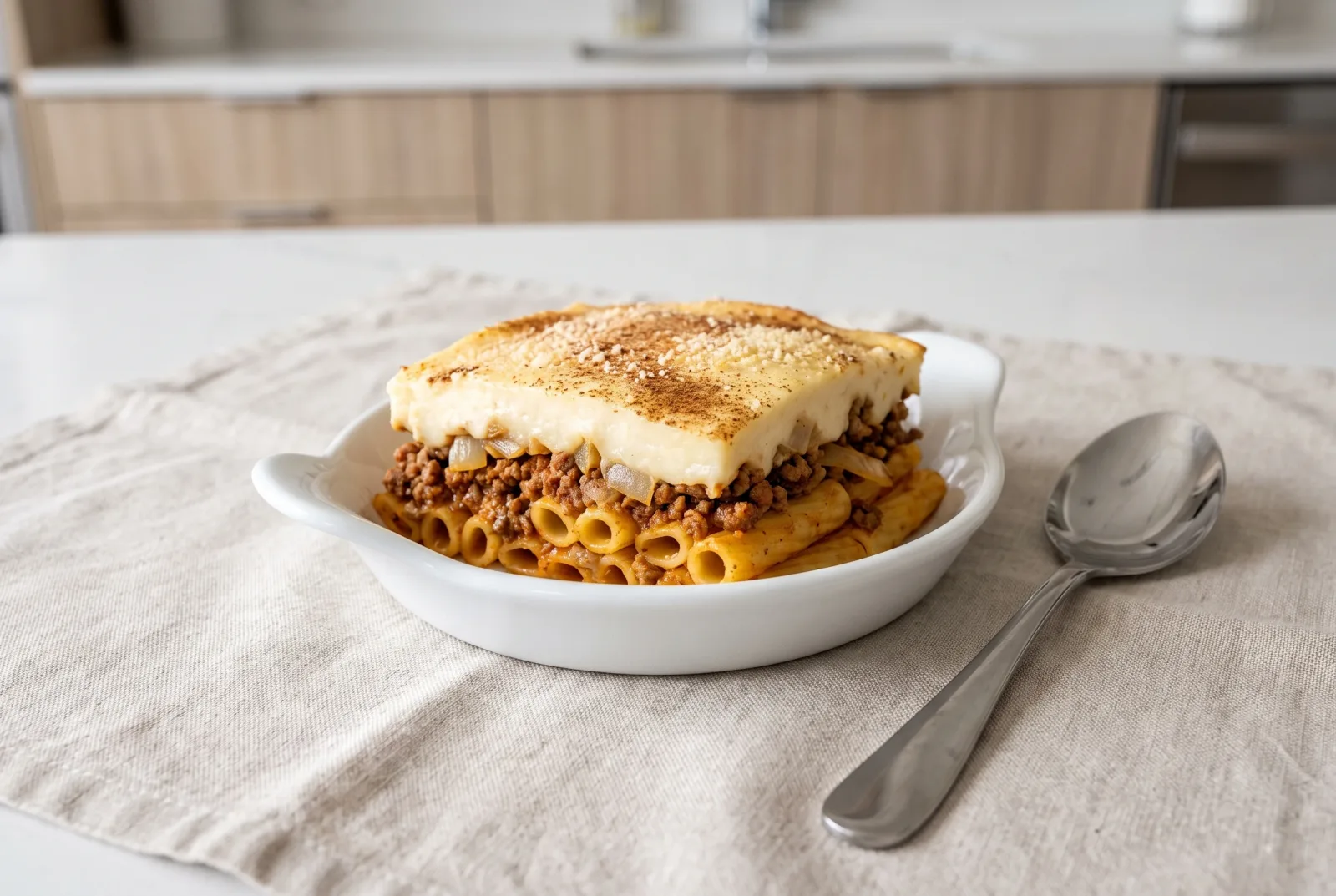 Greek-Style Individual Air Fryer Pastitsio | Single-Serve Bowls for a Crowd