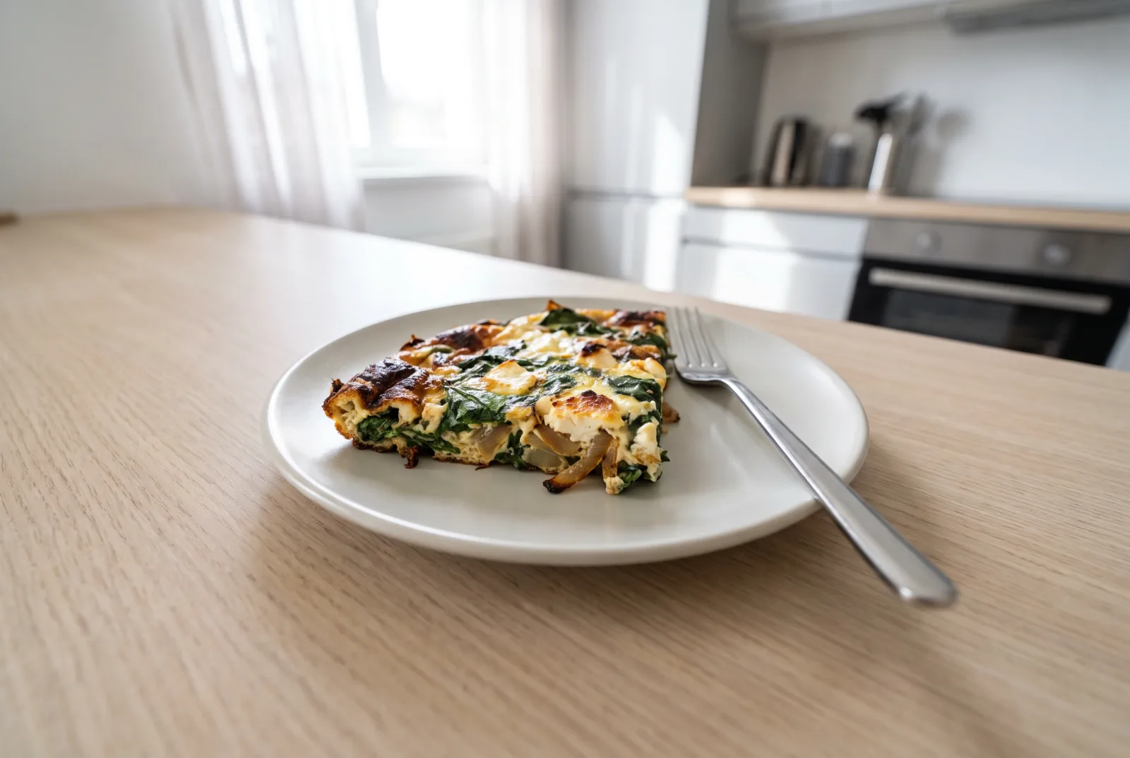 Greek-Style Spinach and Feta Frittata Cooked on the Barbecue | Thick Omelet Cooked Over Embers