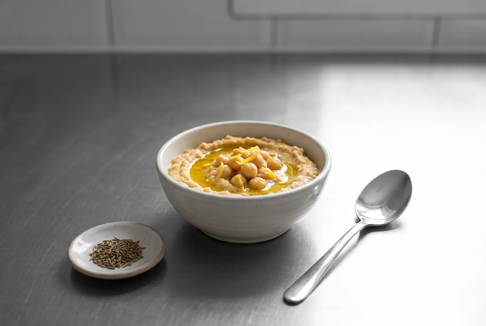 Greek-Style Olive-Oil Chickpea Purée | Pressure-Cooked Baby Food