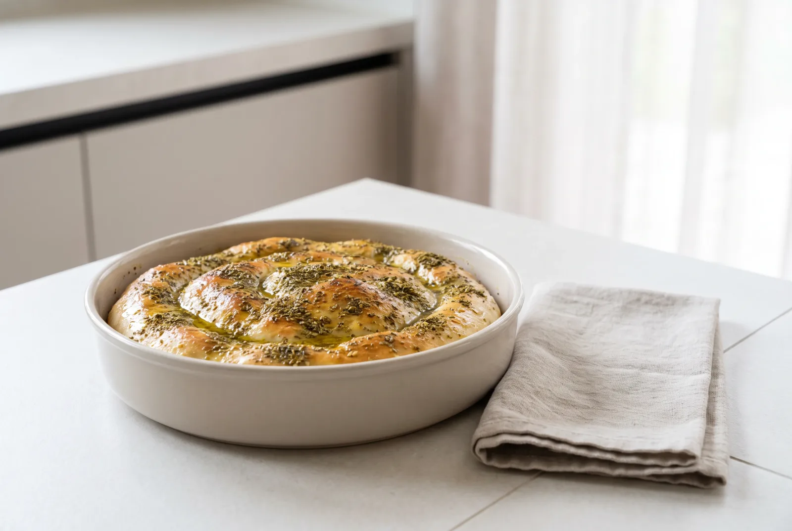 Lebanese Za’atar Pastry | Thin Layers Made with Leftover Dough