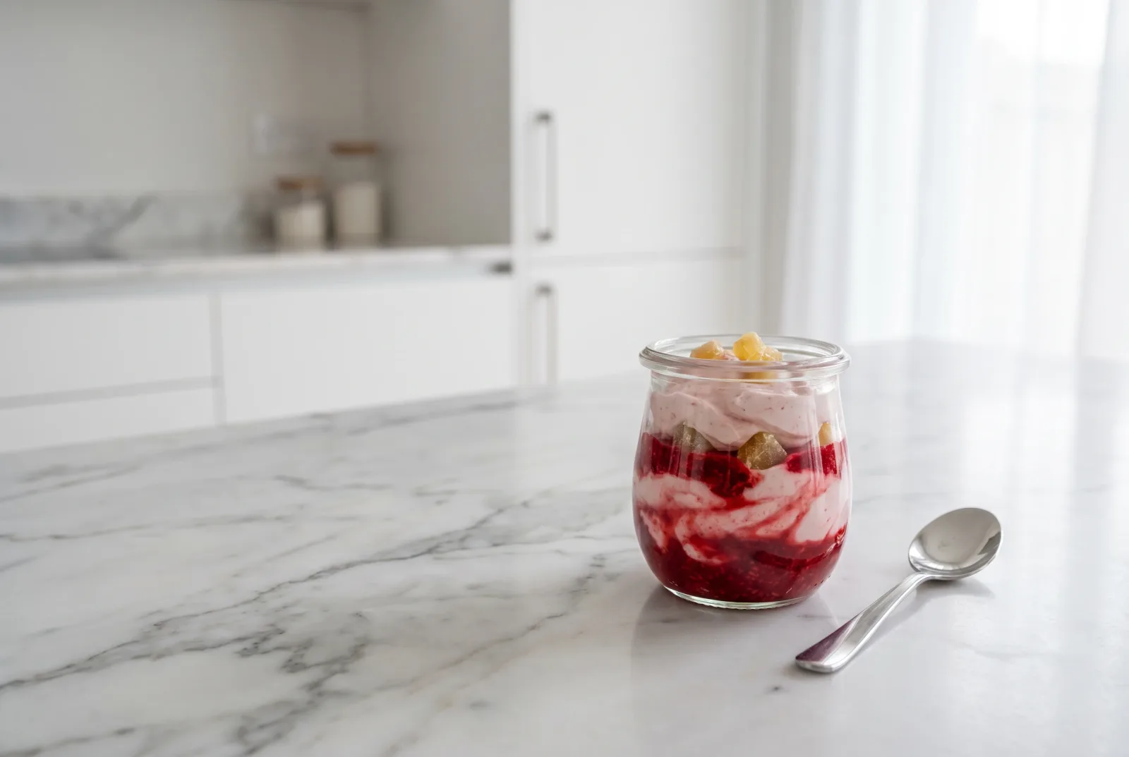 Ginger Raspberry Fool | British-Style Chilled Cream Dessert