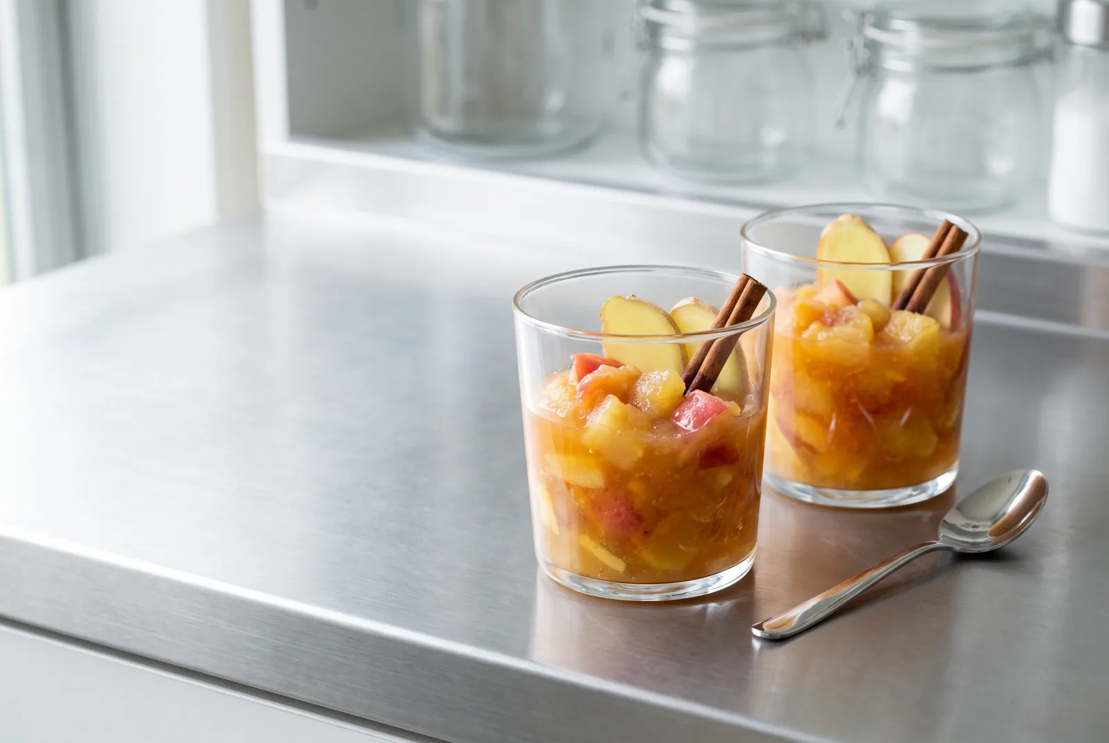Ginger and Apple Spiced Drink | Turkish Simmered Fruit Beverage
