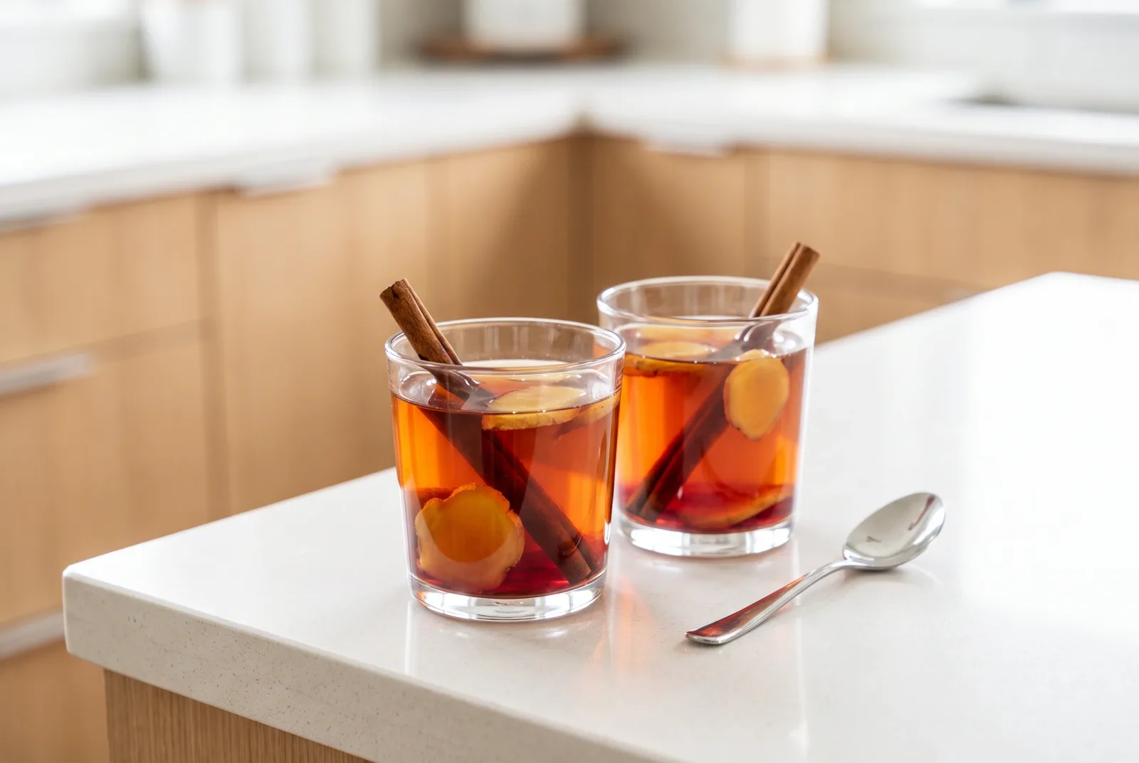 Ginger and Pomegranate Molasses Hot Drink — A Spiced Winter Warmer