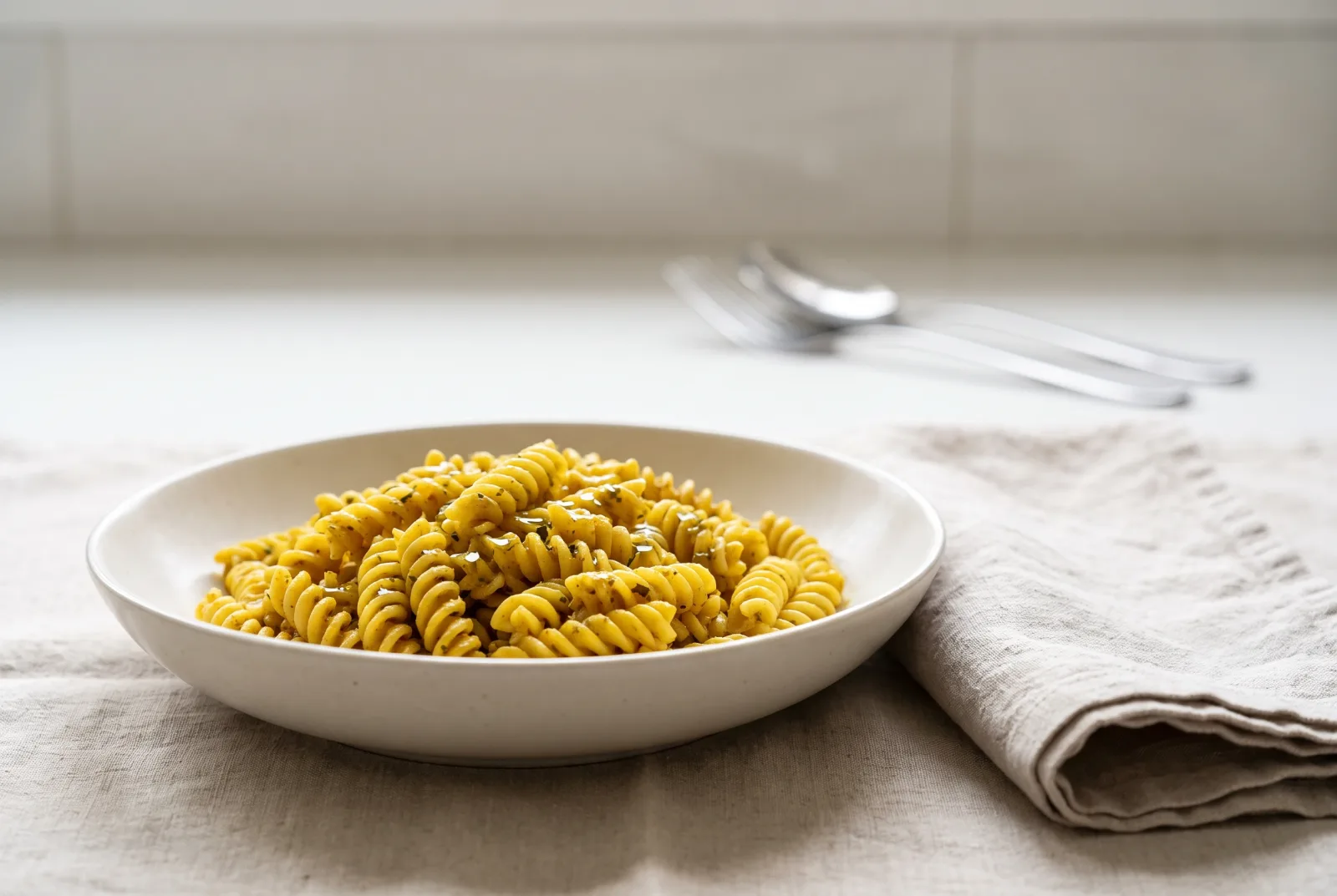 Spiced Turmeric Pasta | Light Gulf-Style Recipe