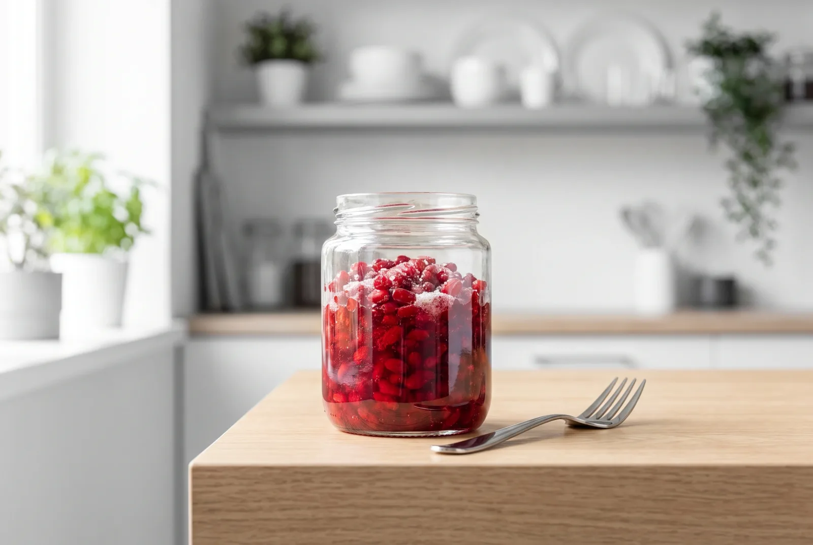 Iranian-style barberry preserve — Tart red berries