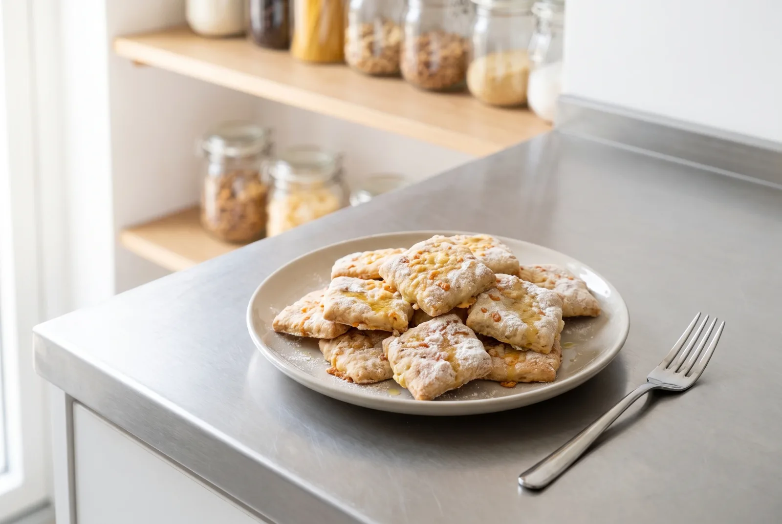 Greek Spiced Olive Oil Crackers | Savory Breakfast Crackers
