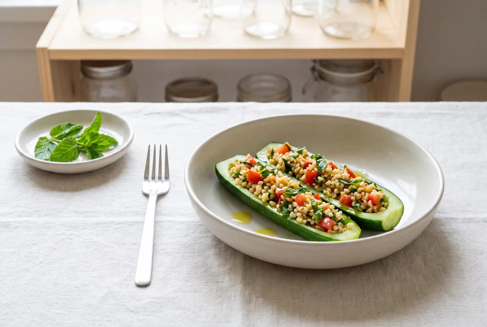 Olive Oil Stuffed Cucumbers with Bulgur | Thracian-Style Summer Dolma