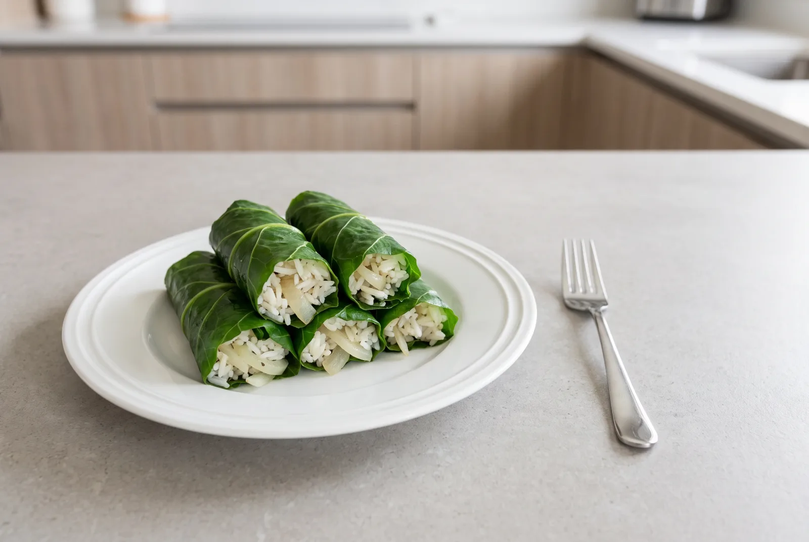 Olive Oil Collard Green Rolls | Black Sea-Style Picnic Appetizer