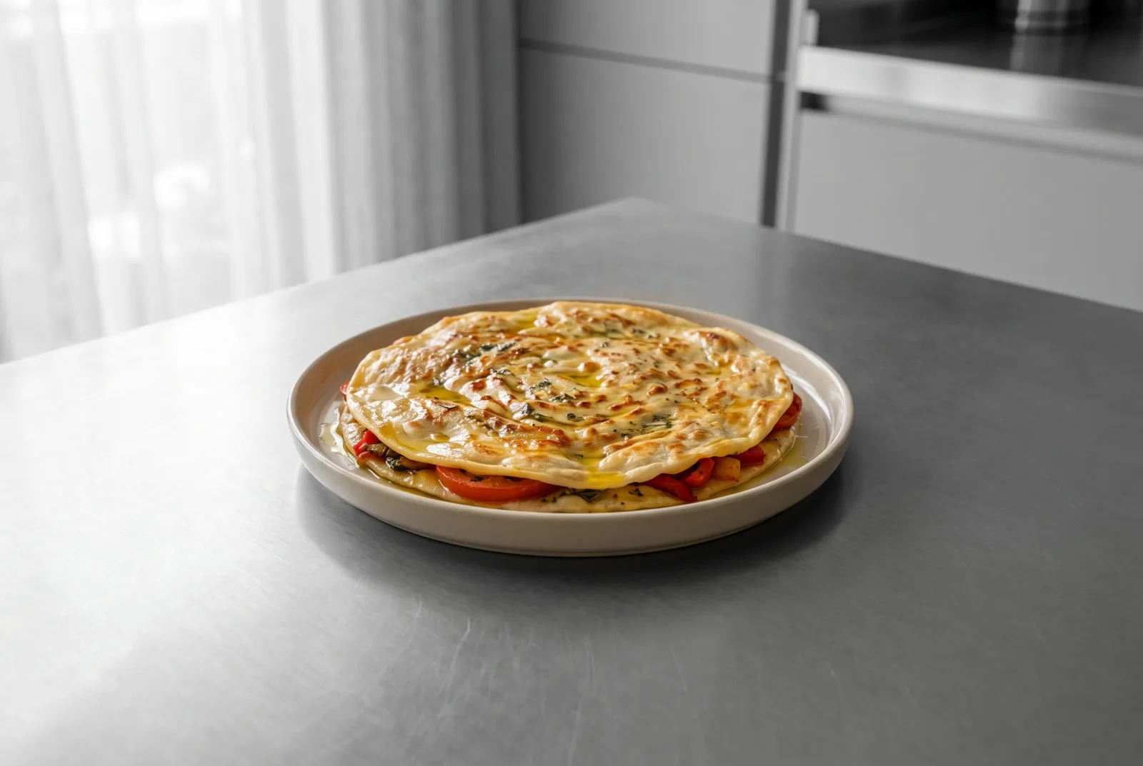 Yufka Pidesi | Quick Vegetable-Filled Turkish Pastry with Olive Oil