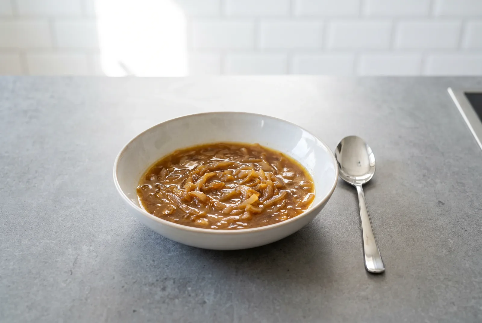 Zwiebelsoße | German Onion Sauce with Caramelized Air-Fryer Onions for Meat