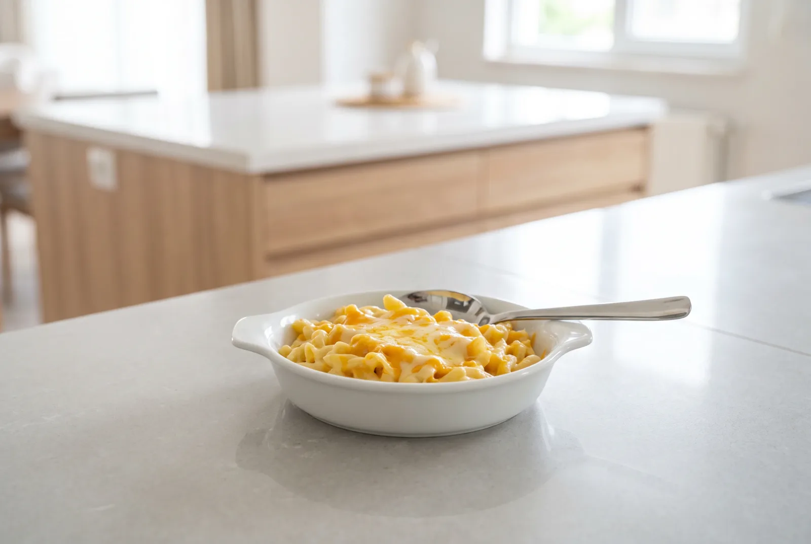 Kremasız Peynir Soslu Makarna — Turkish-style pasta with a quick cheese sauce; no cream