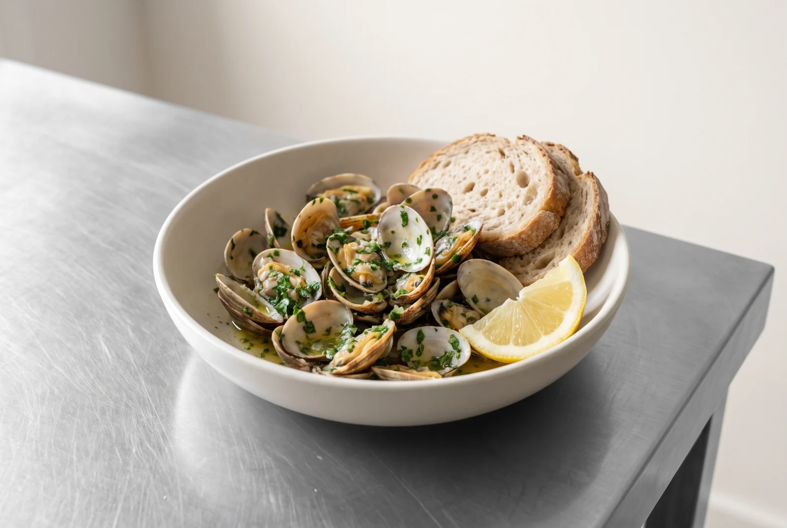 Amêijoas à Bulhão Pato | Portuguese Garlic and Cilantro Clams