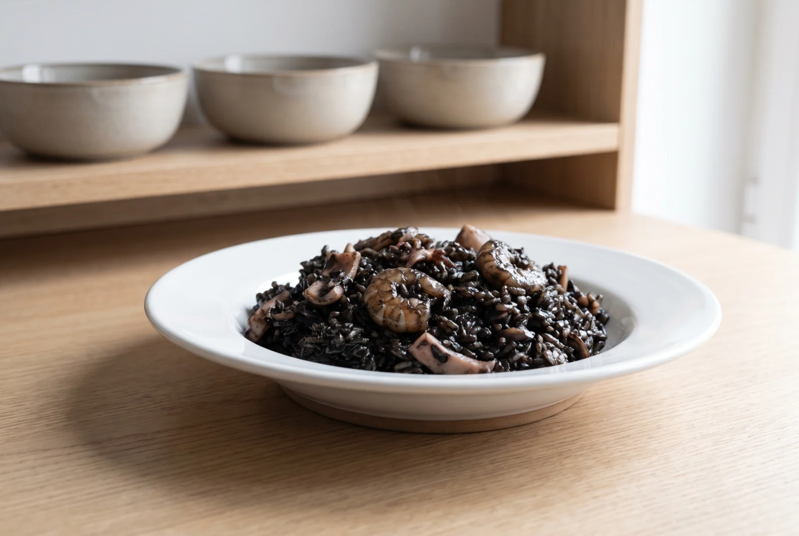 Arroz Negro — Spanish Seafood and Squid Ink Rice