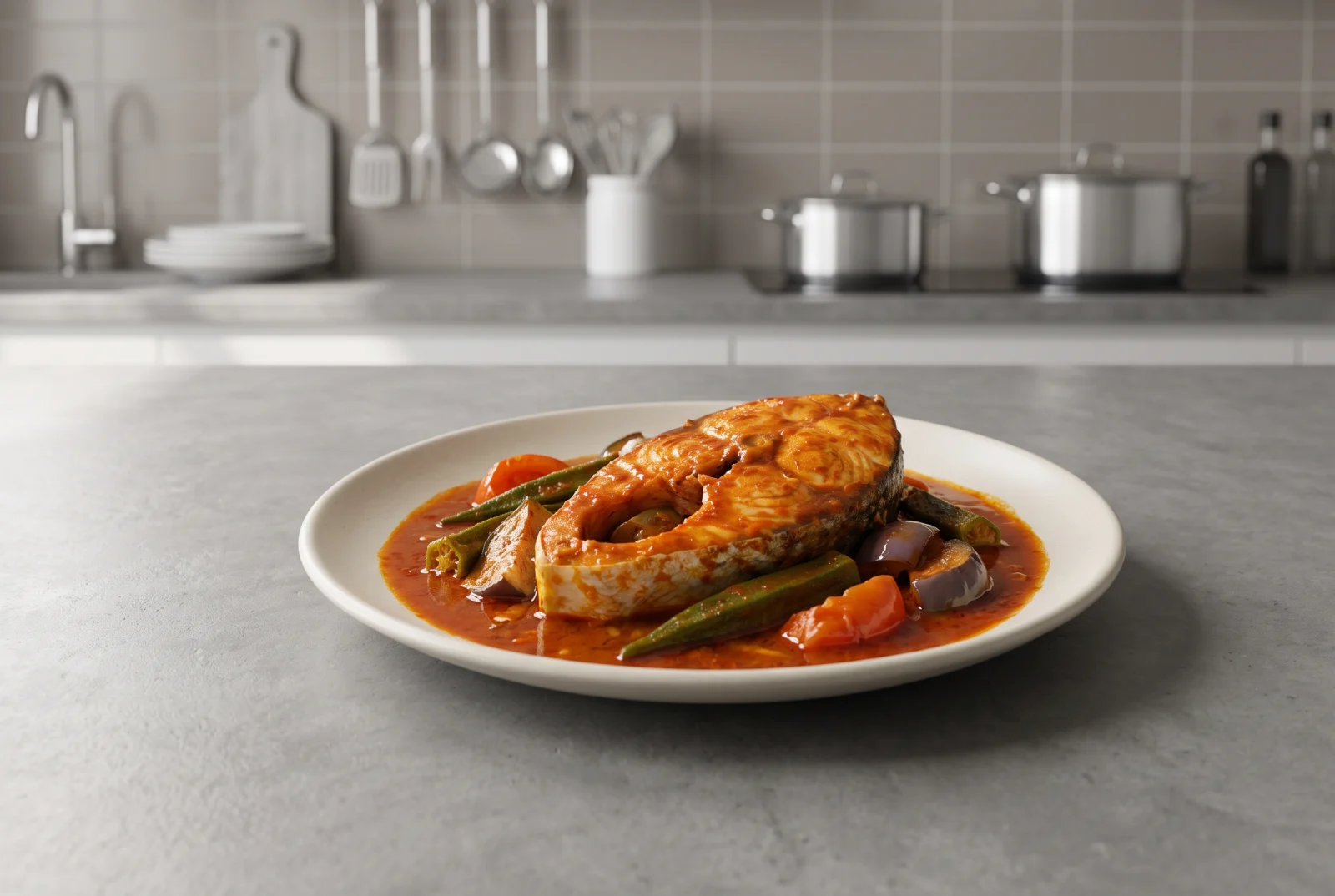 Asam Pedas | Malaysian Tamarind and Chili Fish Stew
