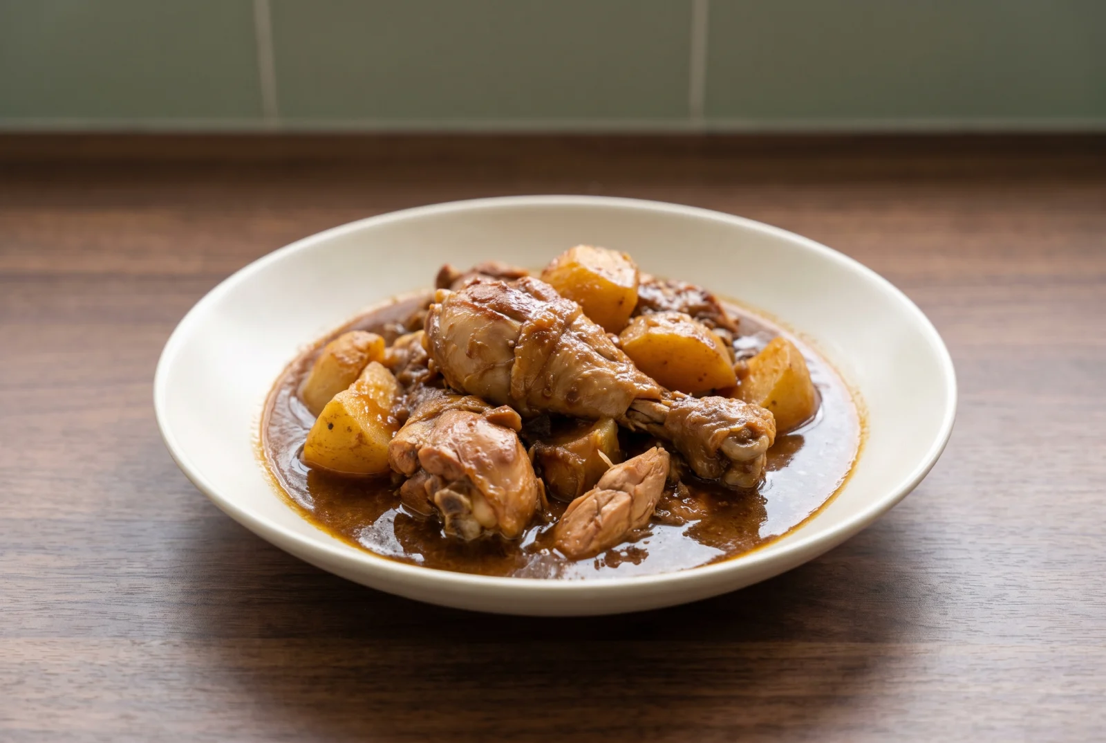 Ayam Pongteh | Malaysian Nyonya Chicken with Taucu and Potatoes