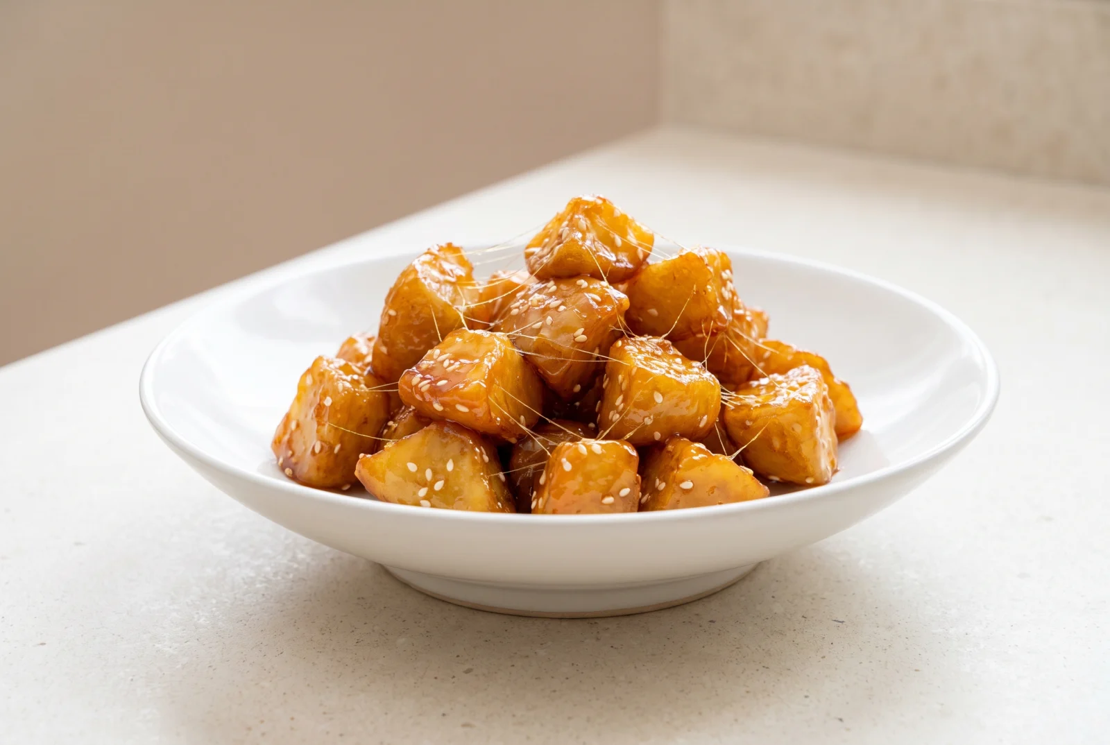 Ba Si Ping Guo | Chinese Candied Apples with Sugar Threads