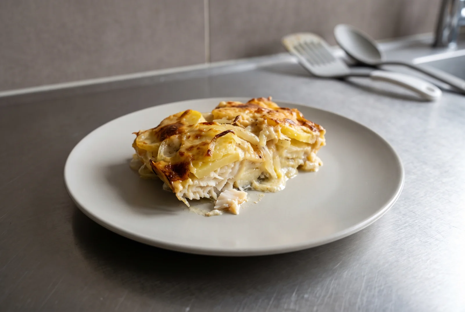Bacalhau com Natas | Portuguese Creamy Baked Cod