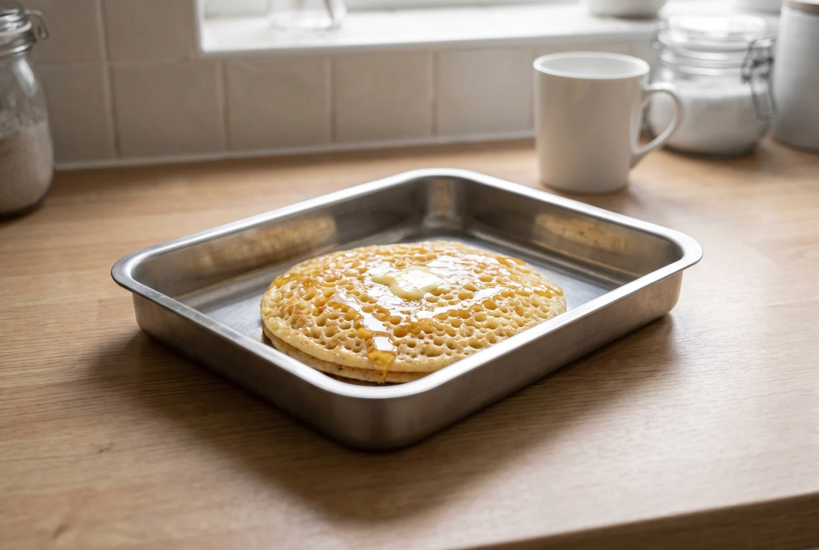 Baghrir — Moroccan Thousand-Hole Semolina Pancakes