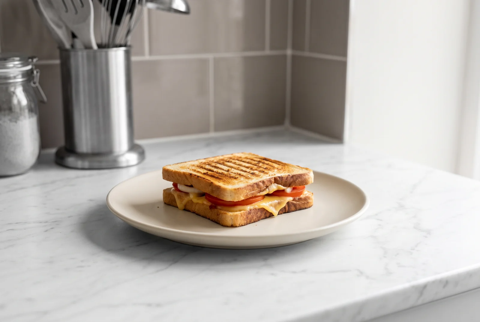 Braaibroodjie | South African Grilled Cheese with Tomato