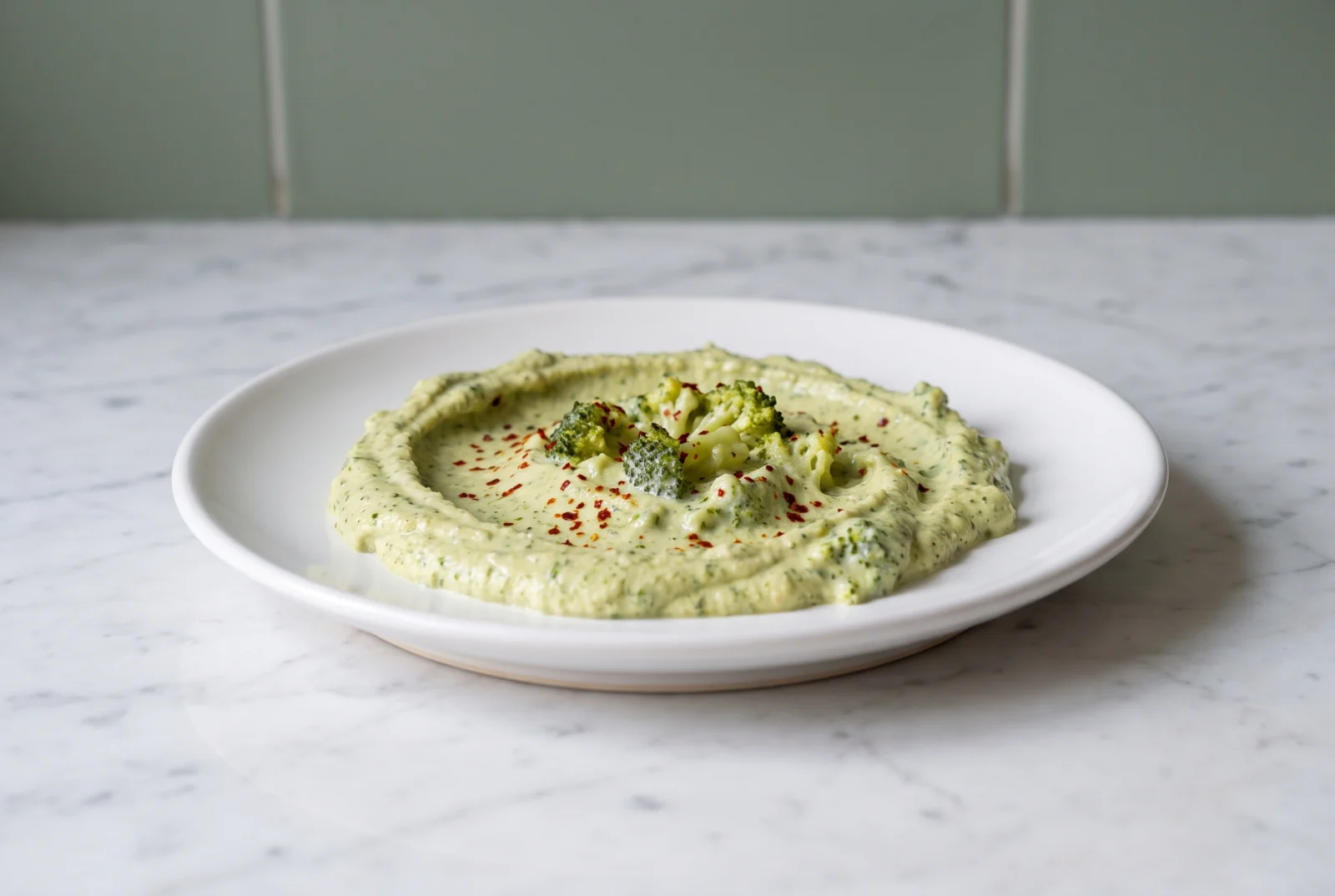 Broccoli Appetizer | Cold Tahini Yogurt Dip