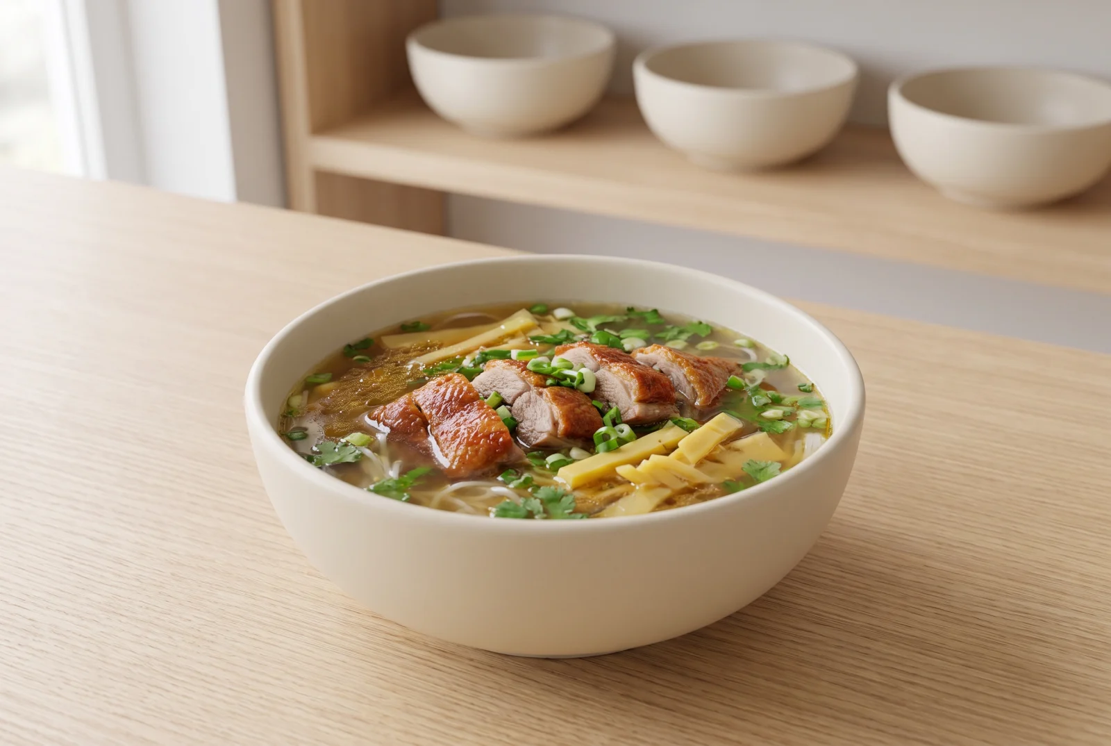 Bun Mang Vit | Vietnamese Duck and Bamboo Shoot Noodle Soup