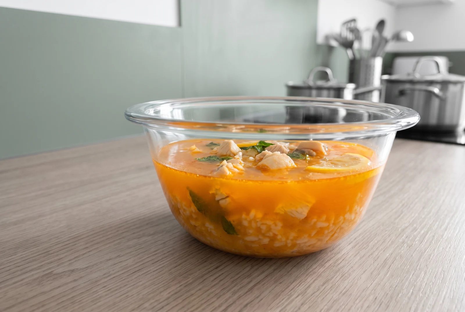 Canja de Galinha | Portuguese Chicken, Rice, Mint, and Lemon Soup