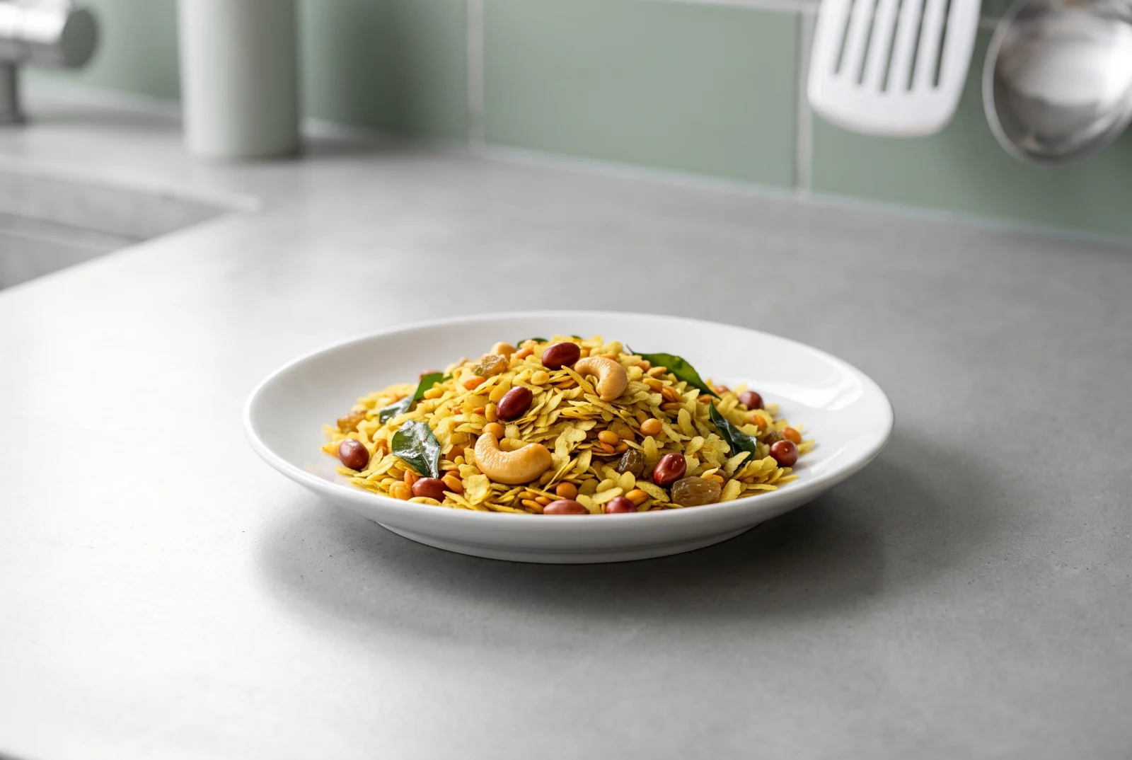 Chivda | Indian Spiced Flattened Rice Snack Mix
