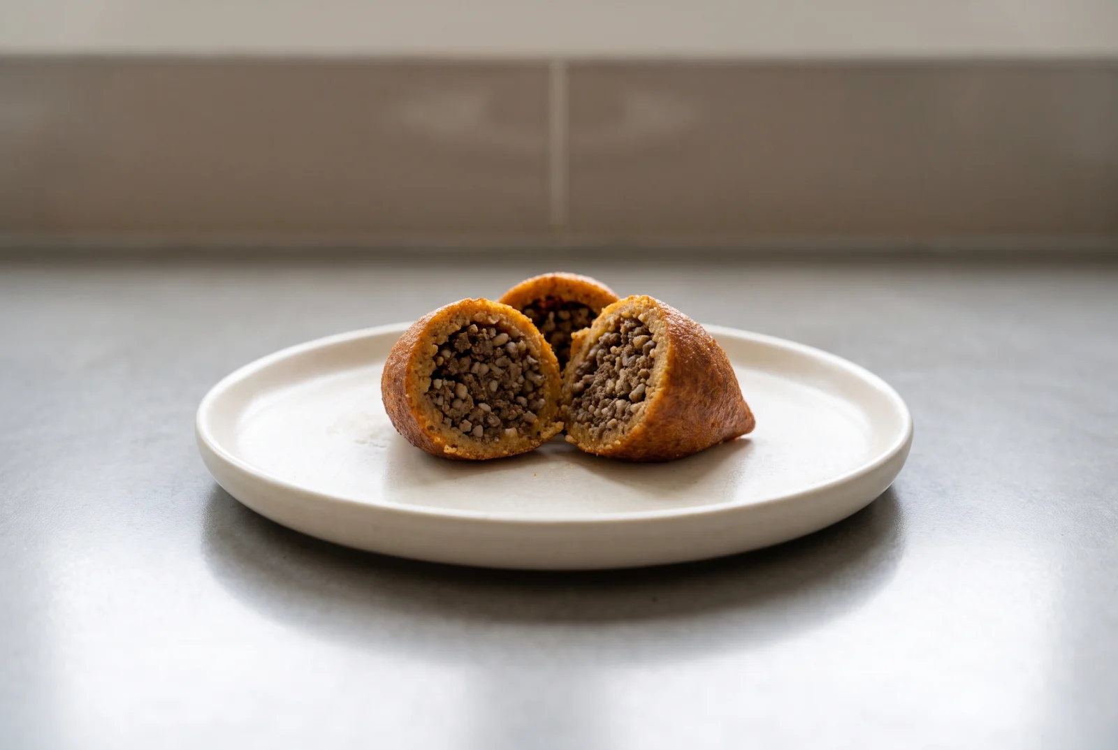 Liver-Stuffed Kibbeh | Southeastern-Style Bulgur Shells with Liver Filling