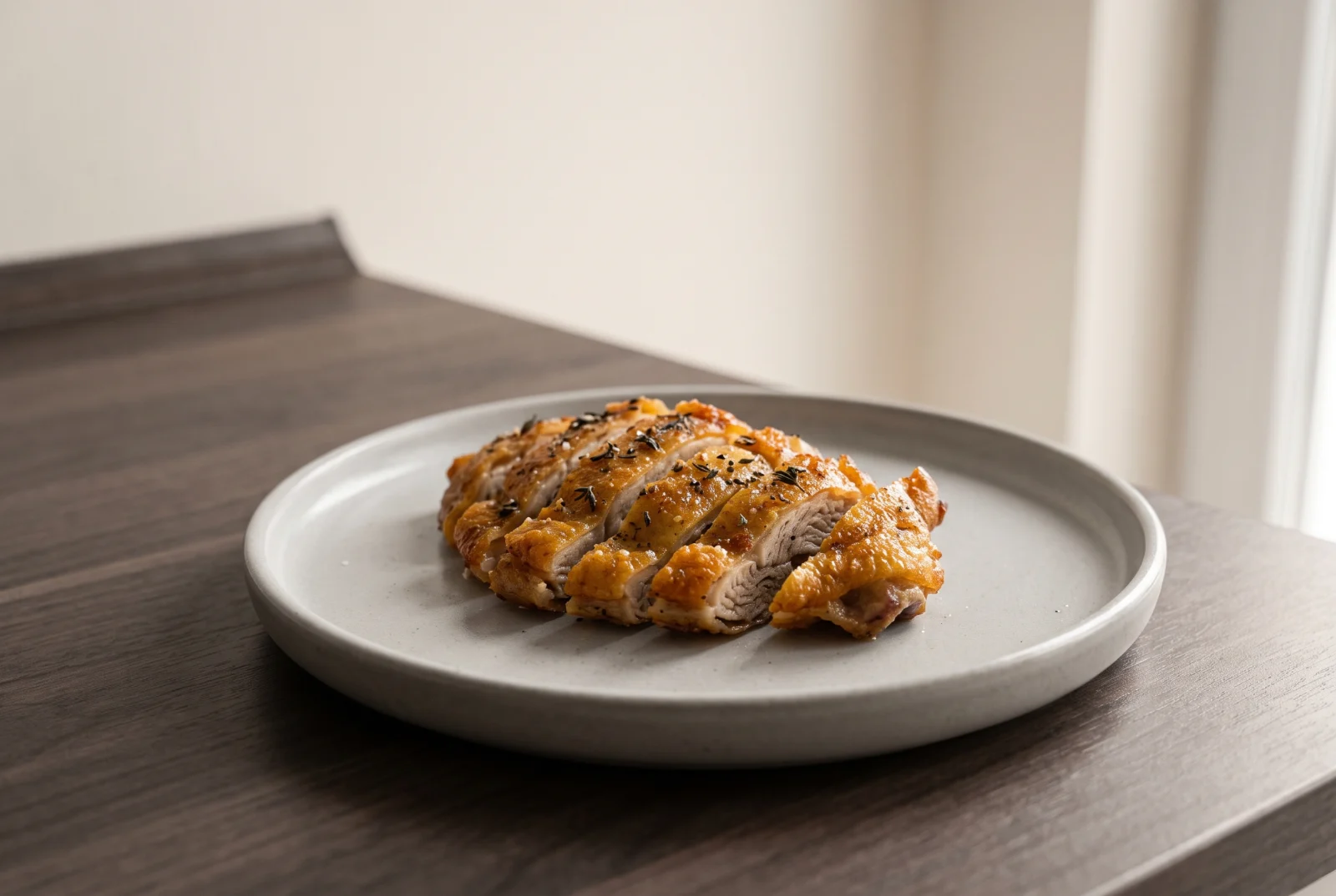 Crispy Chicken Skin — Salted, Herbed Oven-Baked Snack