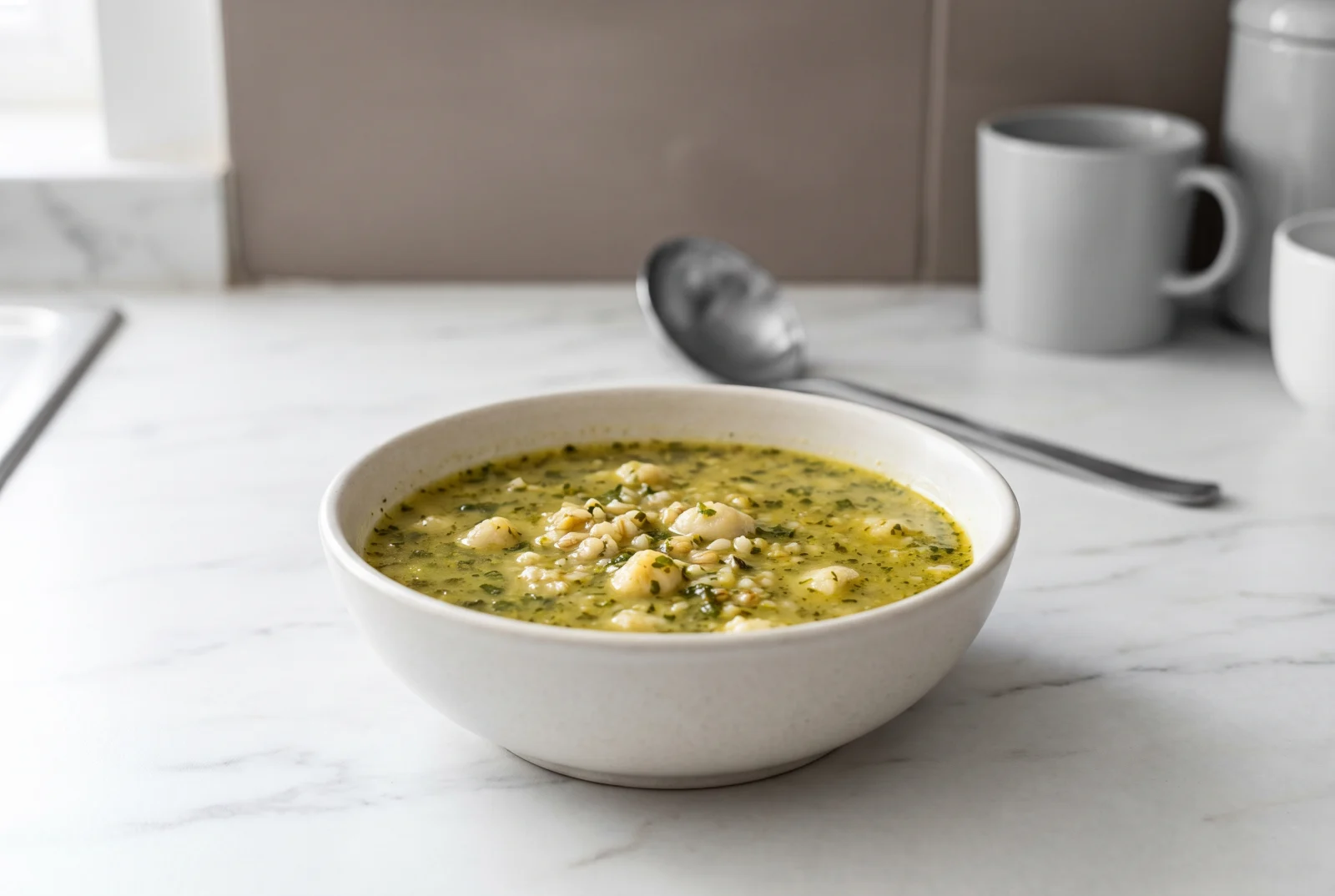 Chorti Soup — Bayburt-Style Tangy Wild Greens Soup