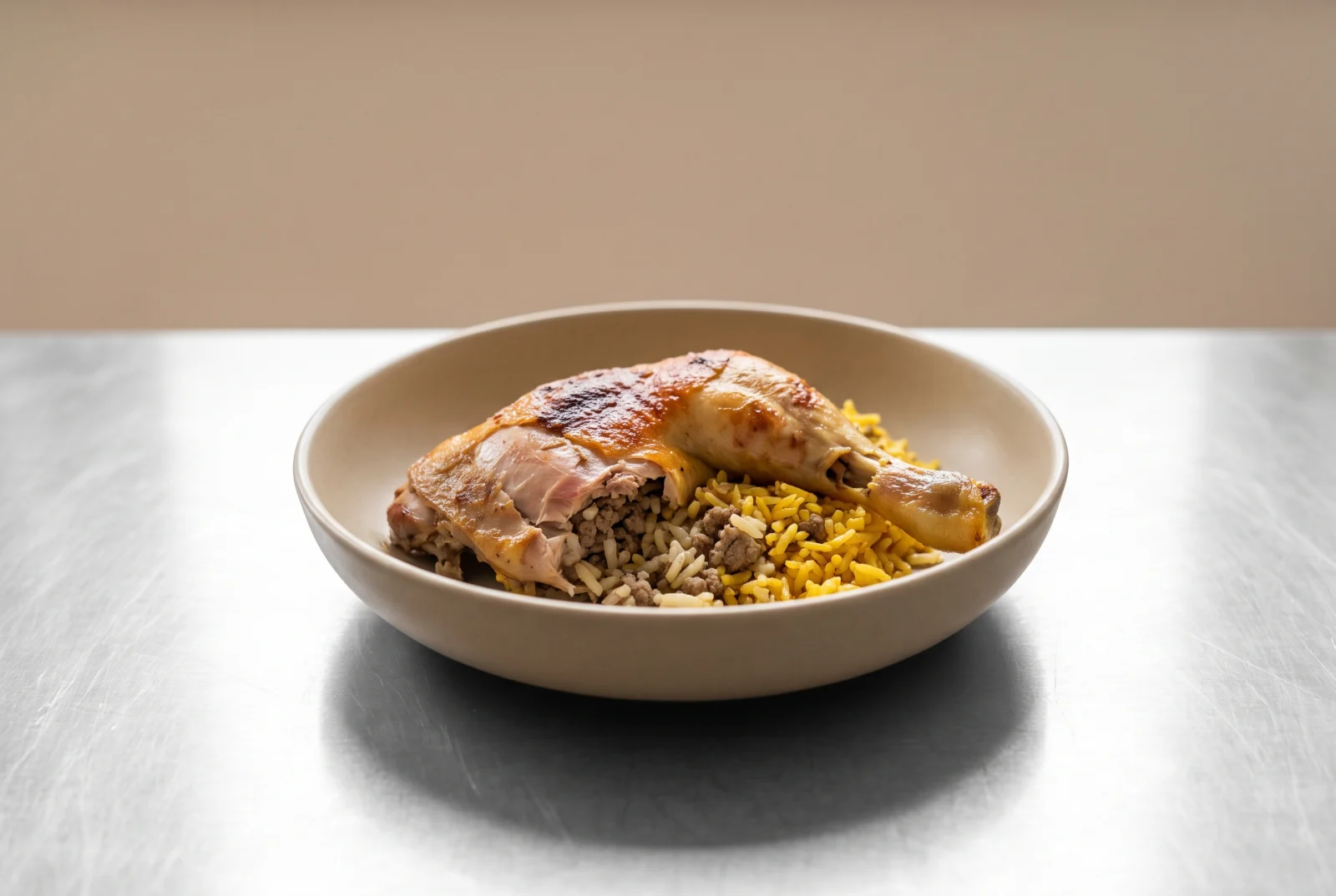 Dajaj Mahshi | Syrian-Style Oven-Roasted Chicken Stuffed with Rice