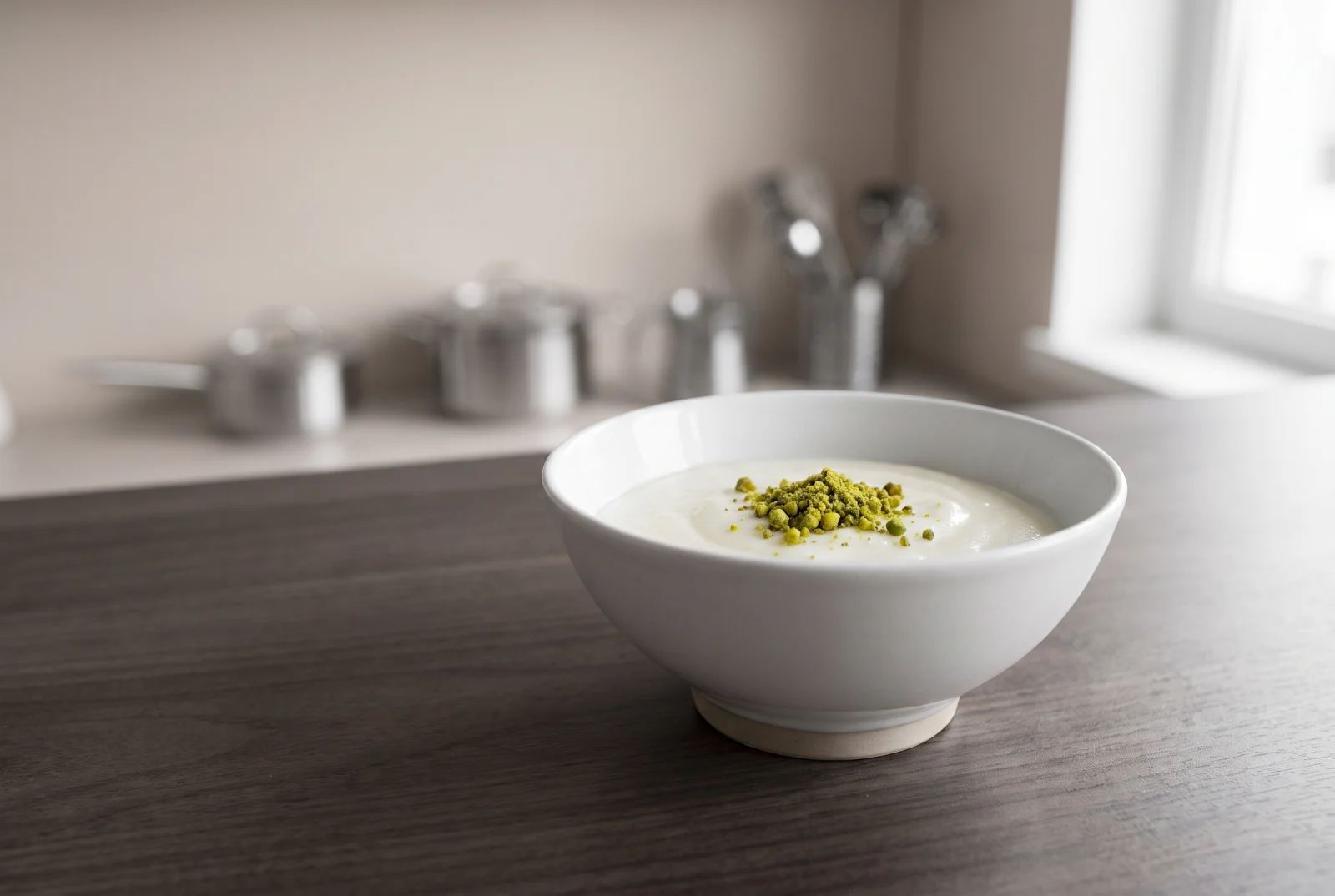 Mastic Pudding | White Pudding Fragrant with Mastic Resin