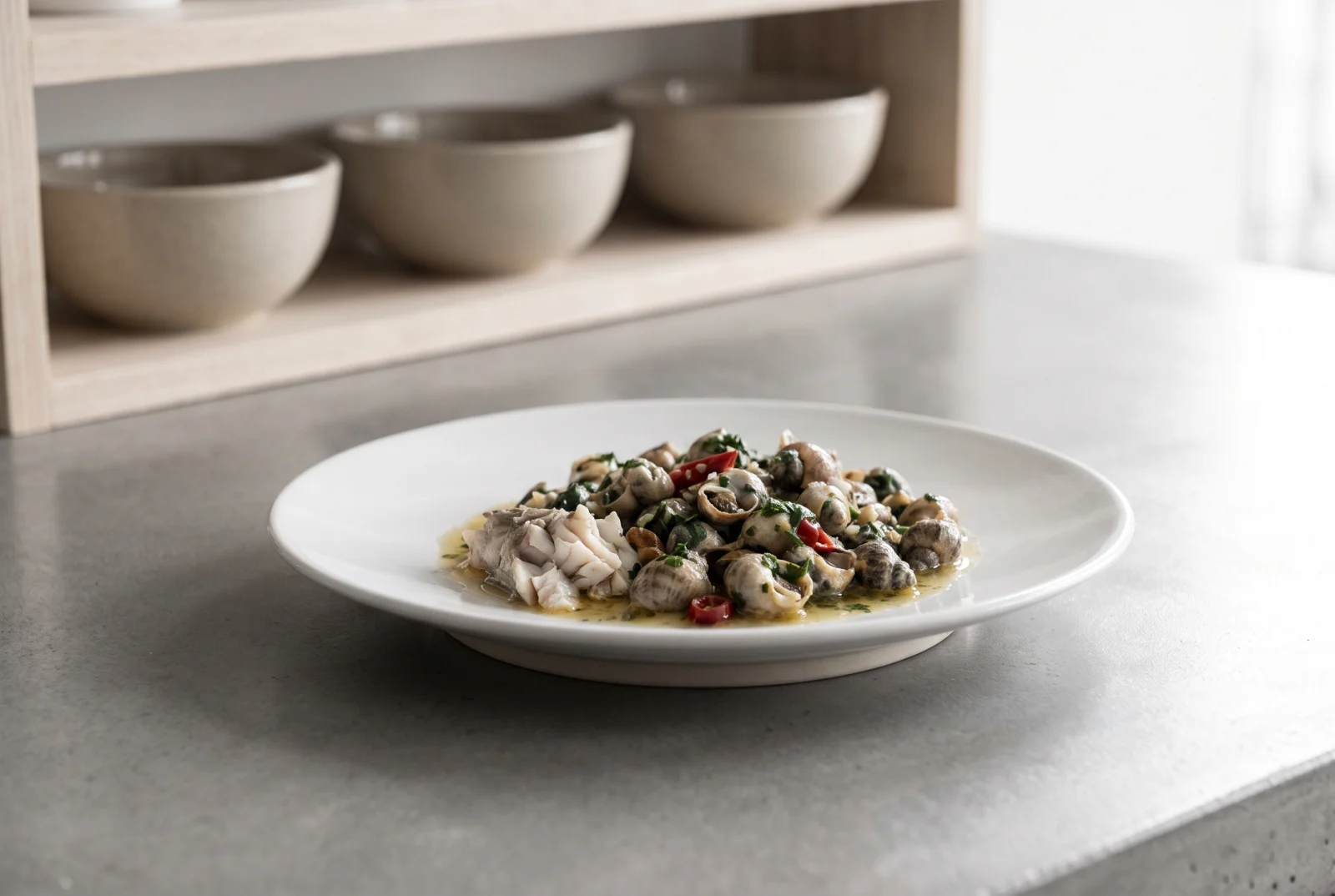 Sea Snail Sauté — Black Sea–Style Garlic Butter Sauté