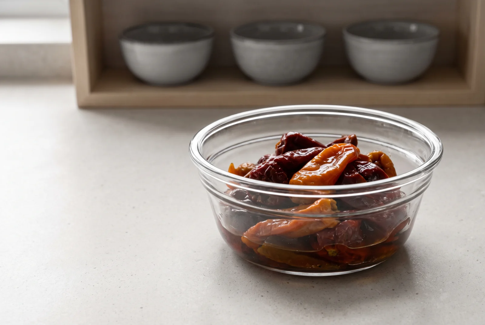 Dried Bell Peppers | Sun-Dried Red Peppers for Winter, Cored and Strung