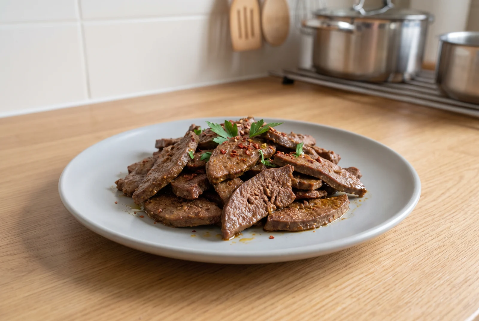 Edirne-Style Pan-Fried Liver | Paper-Thin Crispy Slices