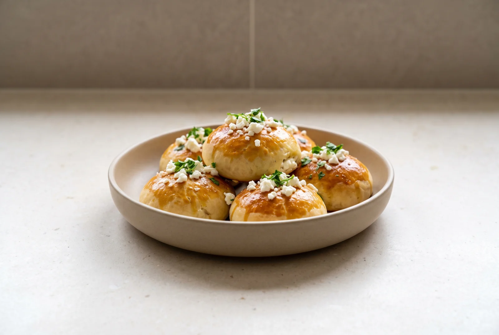 Sourdough Poğaça — Long-Fermented Cheese-Filled Pastries