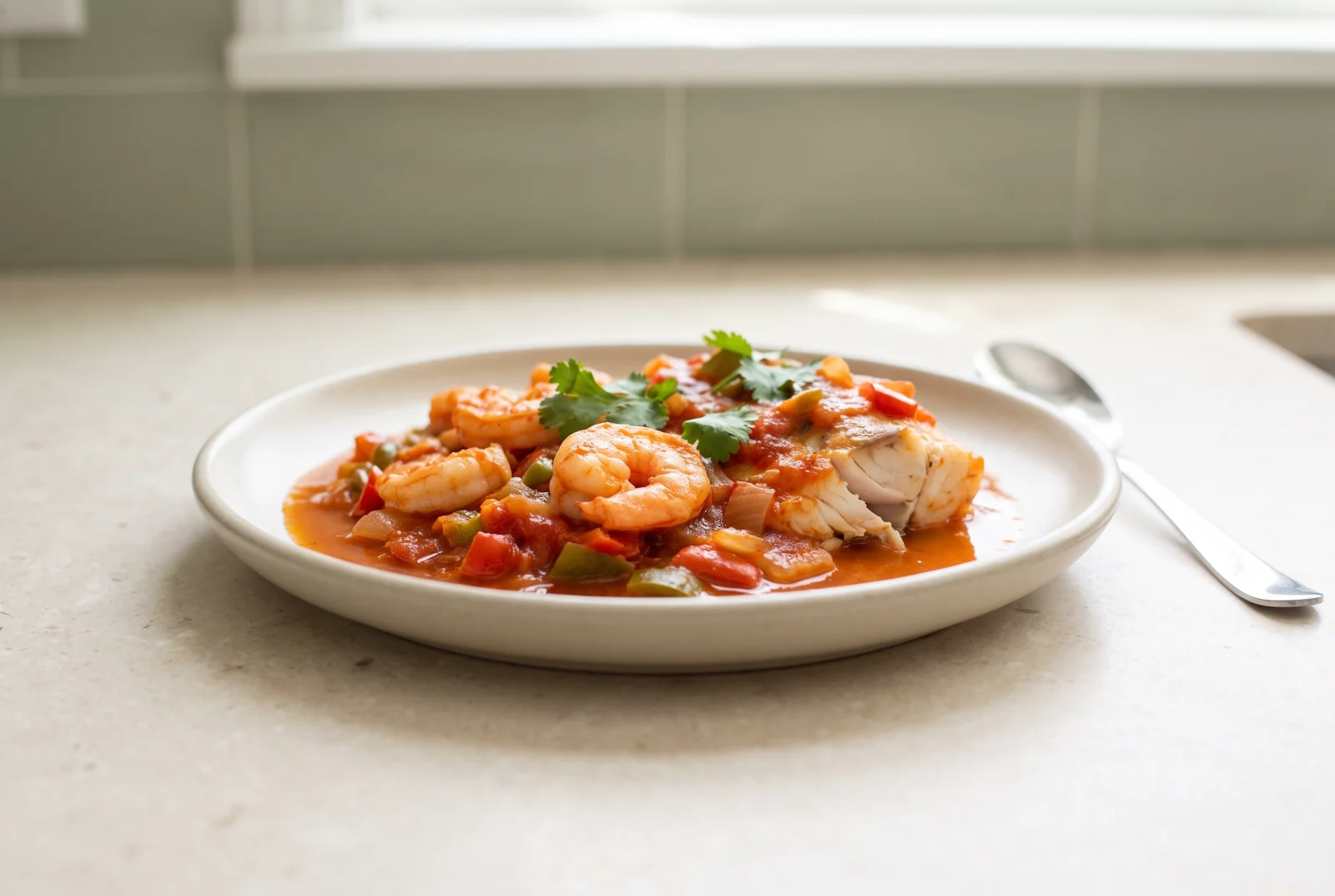 Enchilado de Camarones — Cuban Shrimp in Tomato Sauce