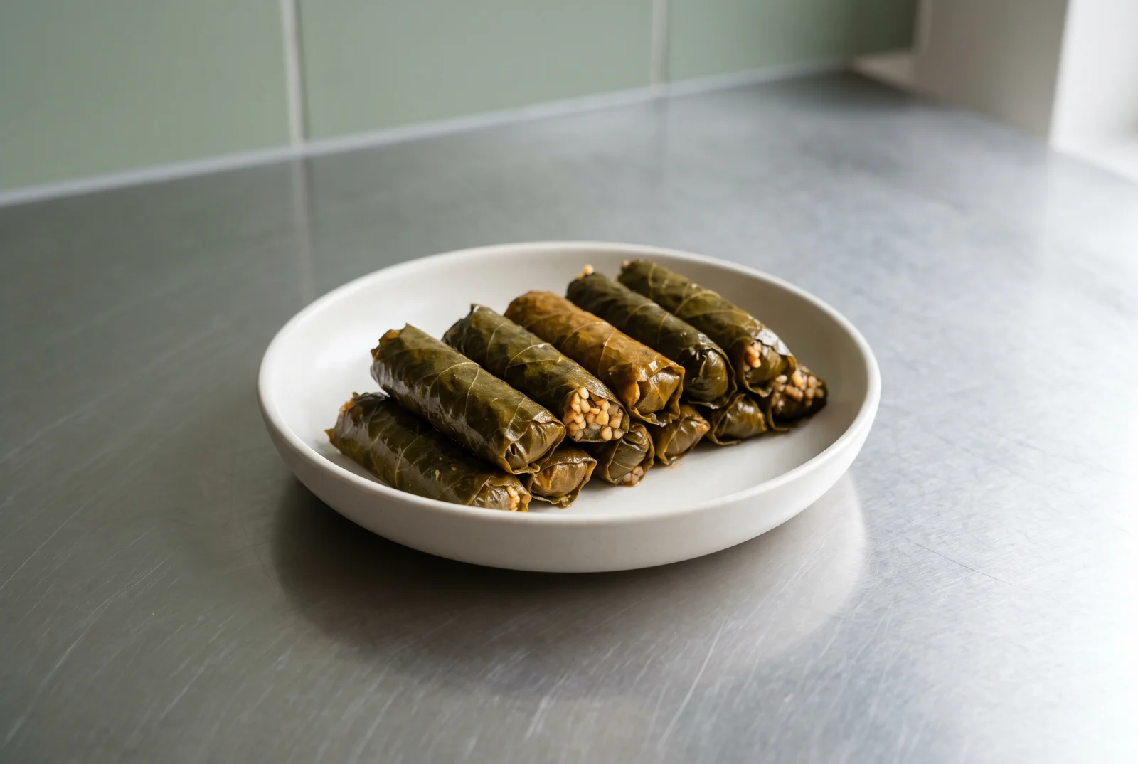 Plum Leaf Rolls | Tokat-Style with Bulgur