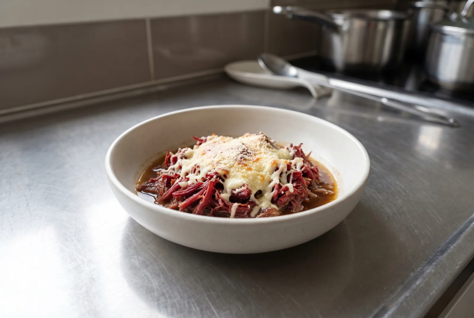 Escondidinho de Carne Seca — Brazilian Dried Beef with Cassava Purée