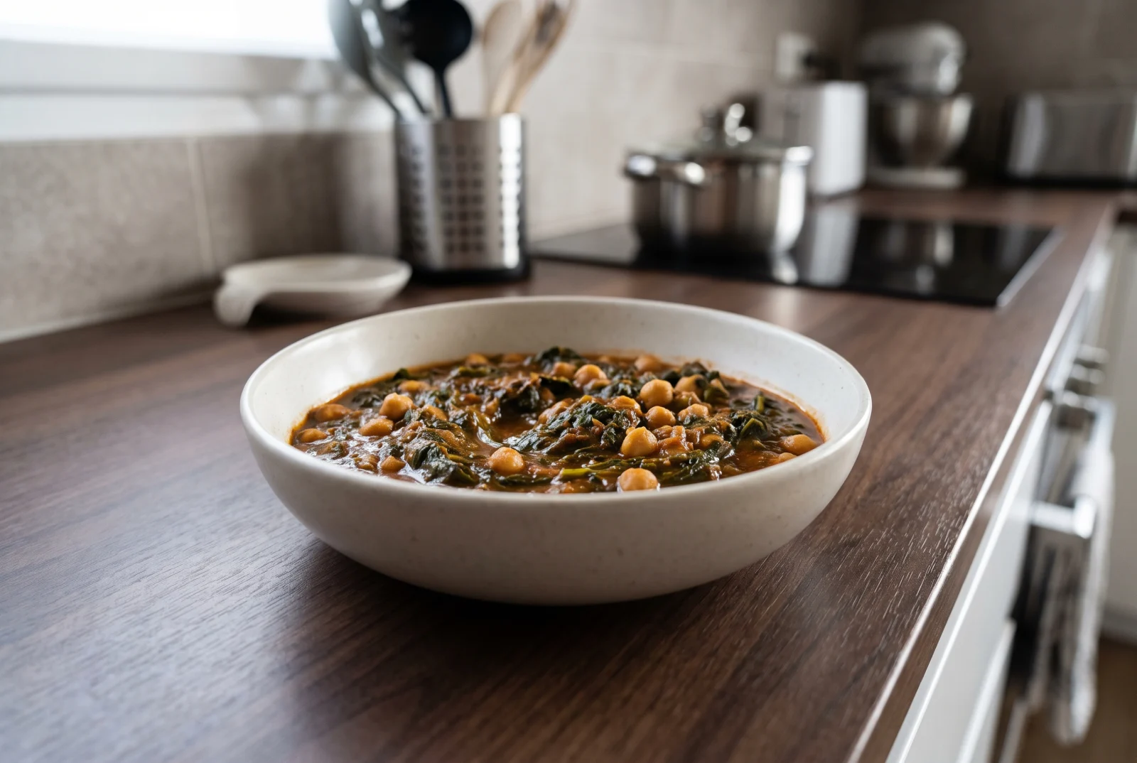 Espinacas con Garbanzos | Seville-Style Spinach and Chickpea Tapas