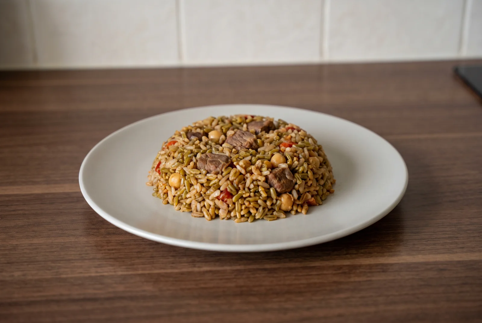 Lamb Firik Pilaf | Gaziantep-Style Smoked Green Wheat Pilaf with Lamb