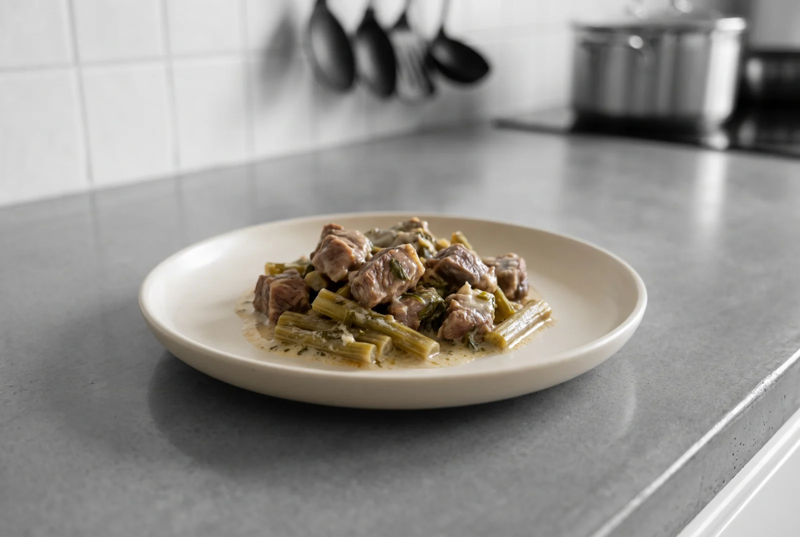 Golden Thistle (Şevketi Bostan) with Lamb | Izmir-Style Lamb and Egg-Lemon Sauce